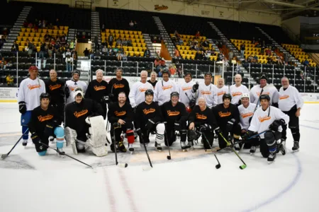 Gremlins hockey honors past, present, with alumni games